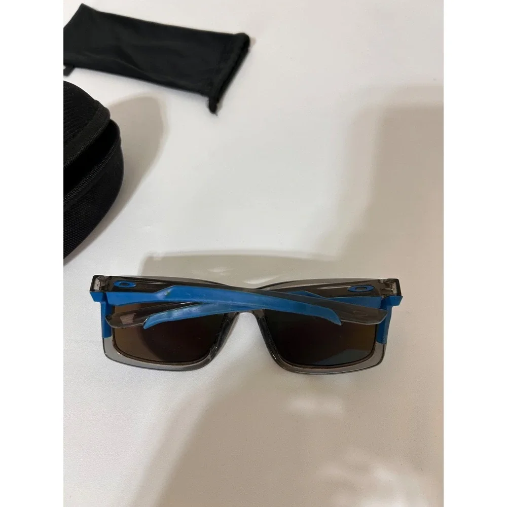 Oakley Mainlink XL OO9264 Prizm P Sunglasses Black/Mirror Blue 61-17-138